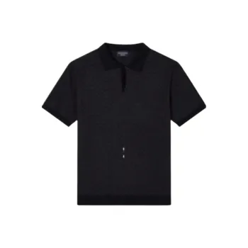 EMPORIO ARMANI SS25 Polo Shirt Men's Black