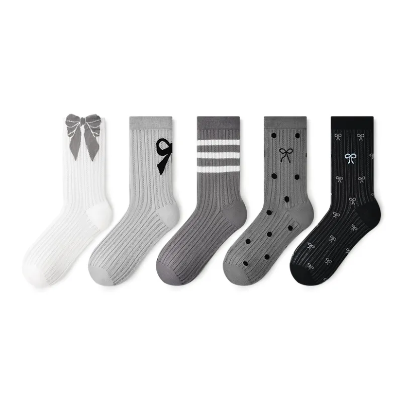 Primeet Mid Calf Socks Women's 5 Pack-0
