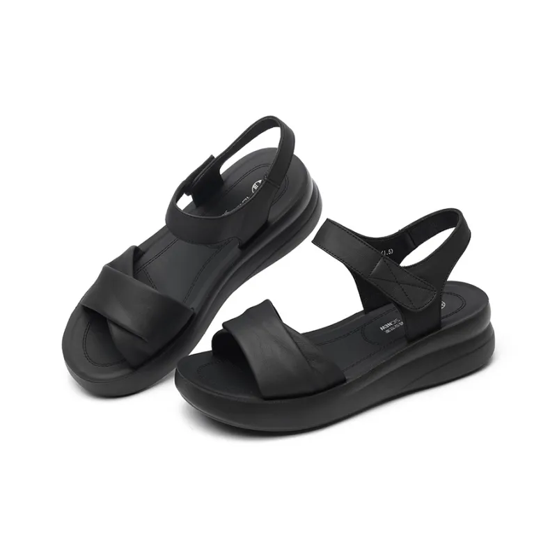 Cigna Beach Sandals Women's Black/Ecru/Apricot/Burgundy/Khaki-1