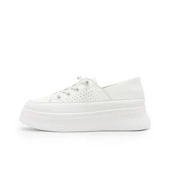 RED DRAGONFLY Breathable Low Top Skateboard Shoes Women's White