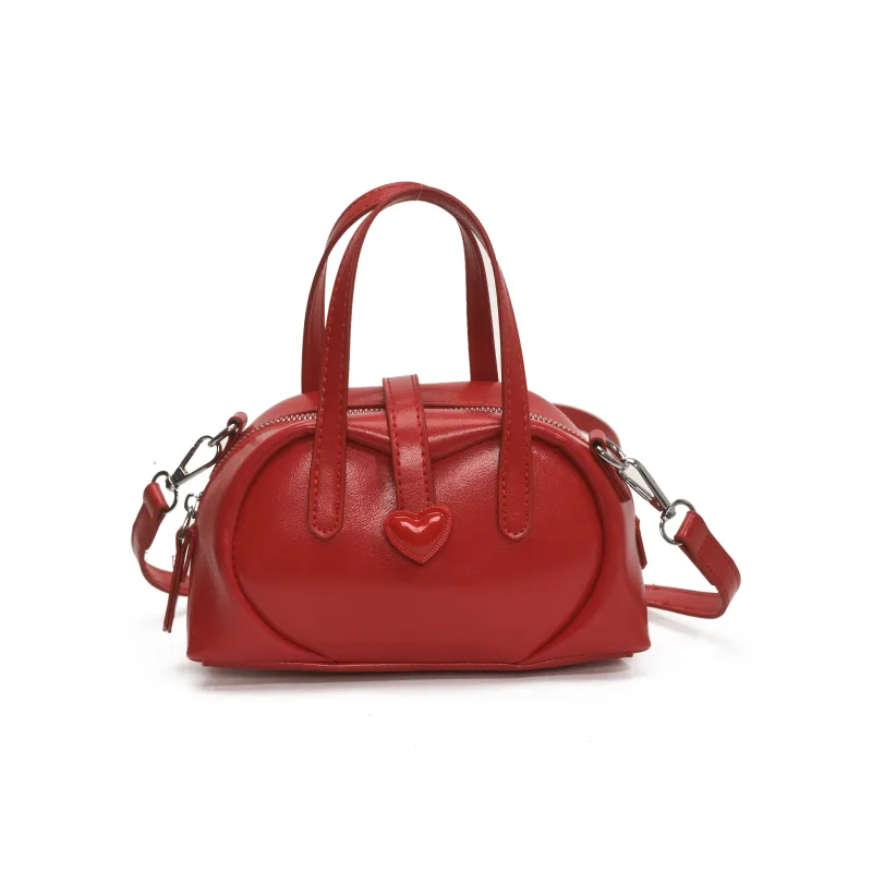ZAVC PU One Shoulder Handbag Women's White/Black/Red/Blue/Yellow-10