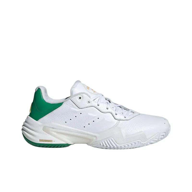 Adidas Barricade 13 Anti Slip Wear Resistant Low Top Tennis Shoes Men's White Green-1