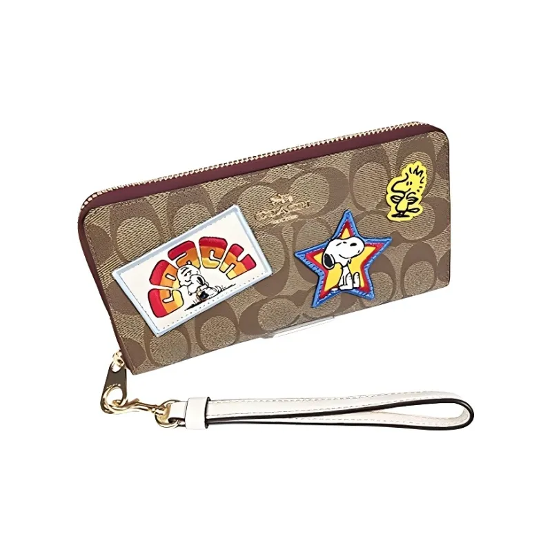 COACH Zip Around Wallets-1