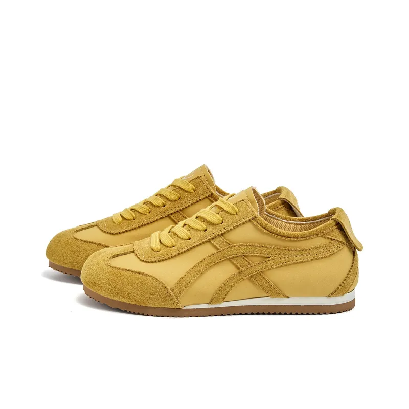 La Chapelle Abrasion Resistant Low Top Casual Shoes Women's Yellow-1