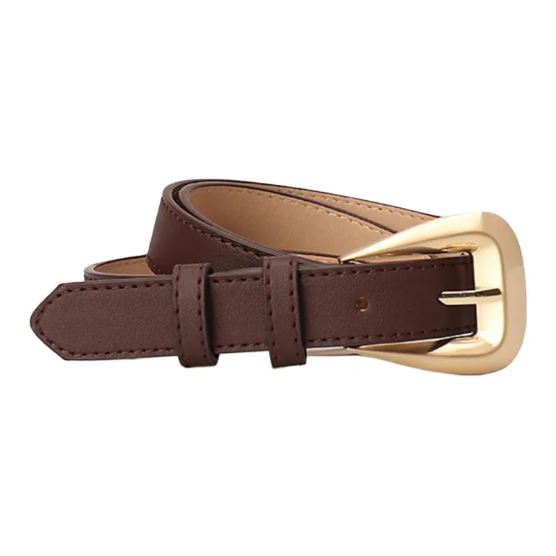 JEANSWEST PU Leather Belts Women's 2.3CM-12