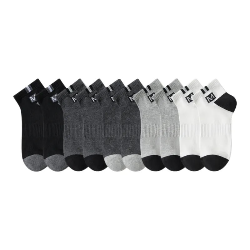 Lan Miao Mid Calf Socks Men's 10 Pack-0