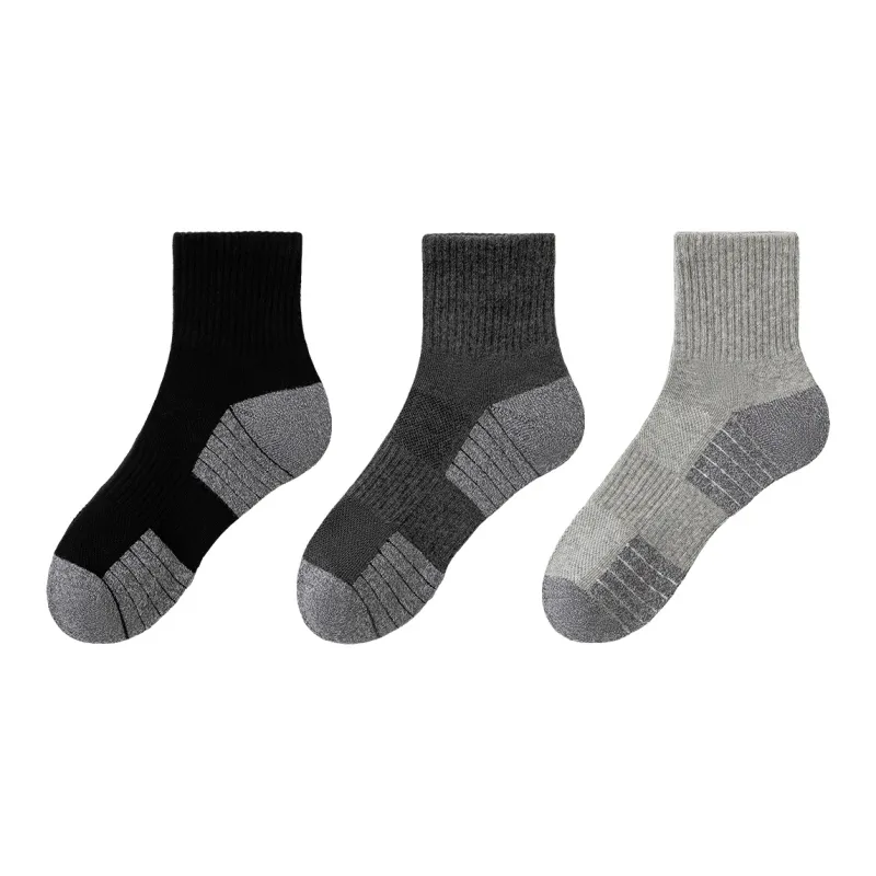 H YXIANG Ankle Socks Men's 3 Pack-10