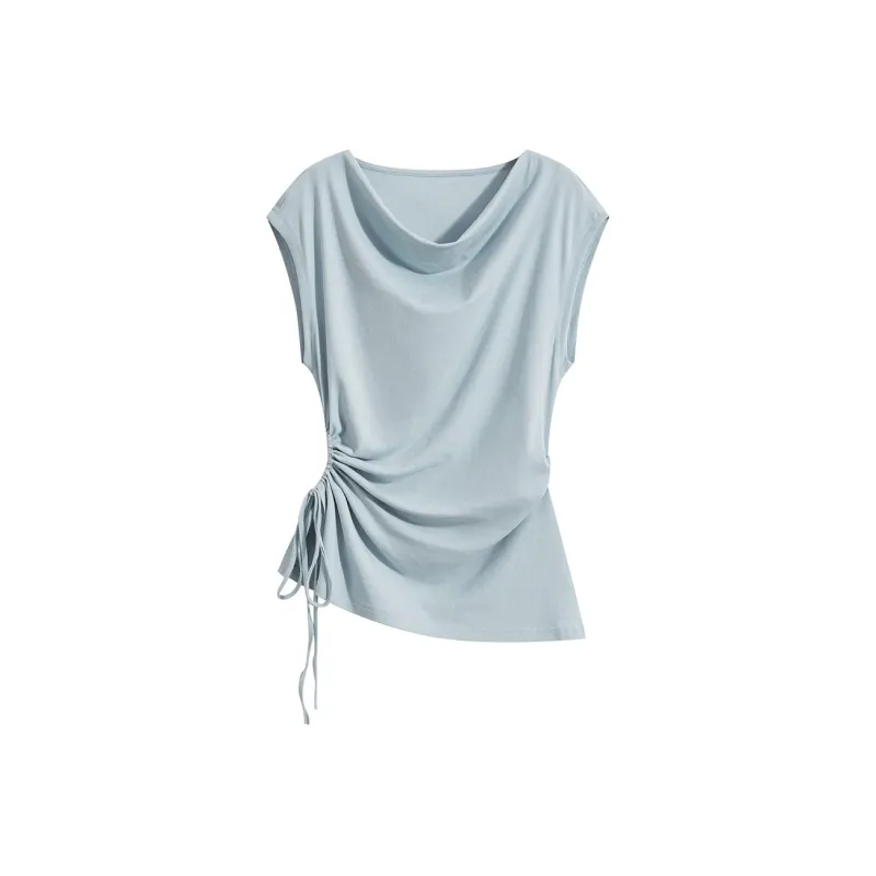 ERIRI T Shirts Women's Baby Blue-0