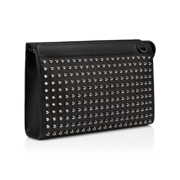 CL Funky Calfskin Crossbody Bag Men's Black-1