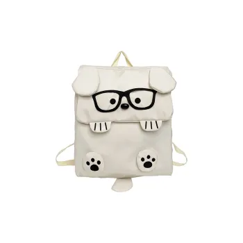 FREEHIKE Fabric Backpack Women's White/Khaki/Black