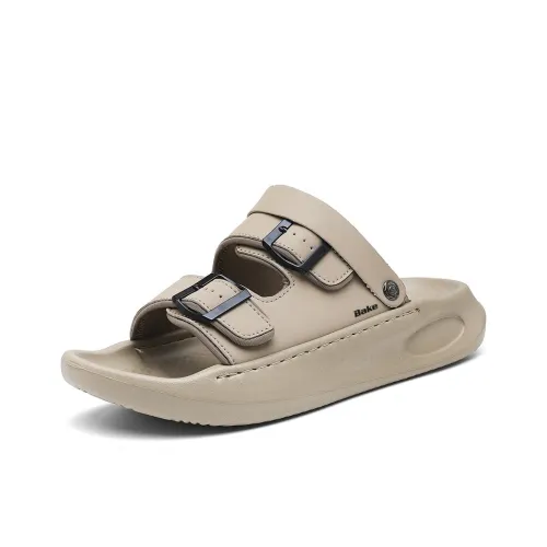 BAKE Beach Sandals Men Black/Brown