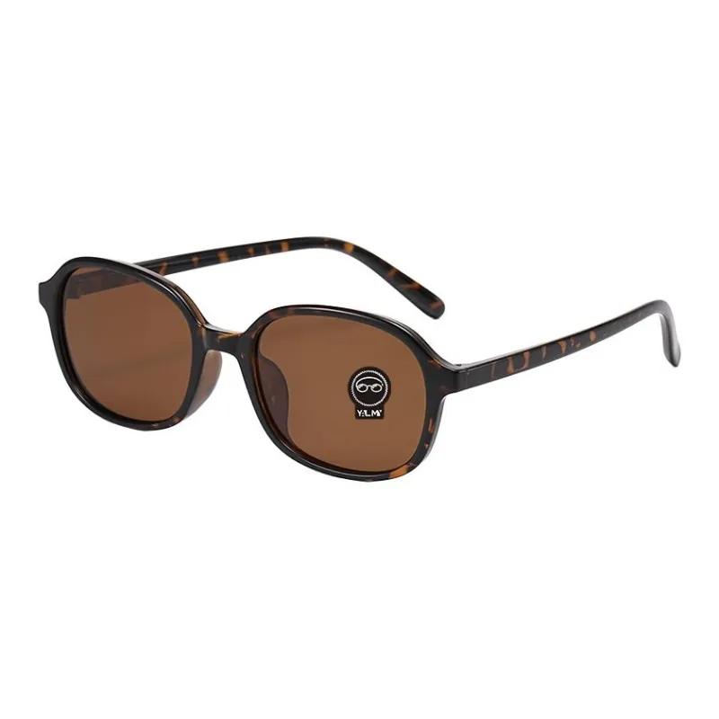 YALMY TR/Memory Plastic Oval Sunglasses Unisex-4