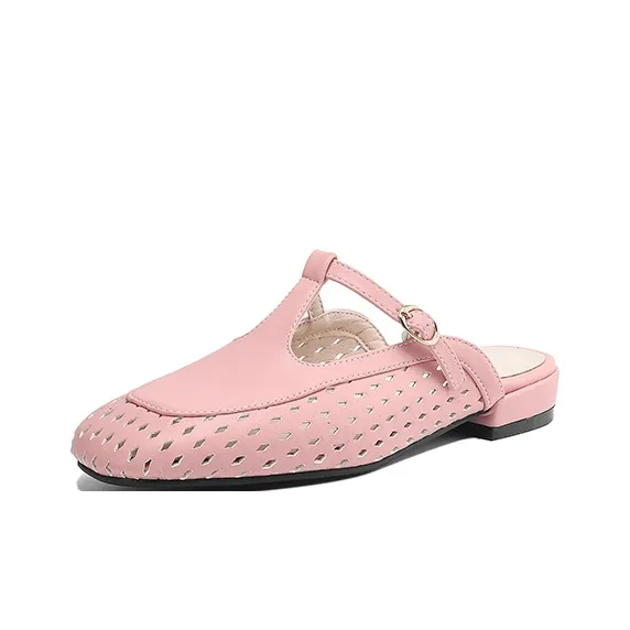 VANDEELEN Rubber Sole Closed Toe Slippers Women's-11