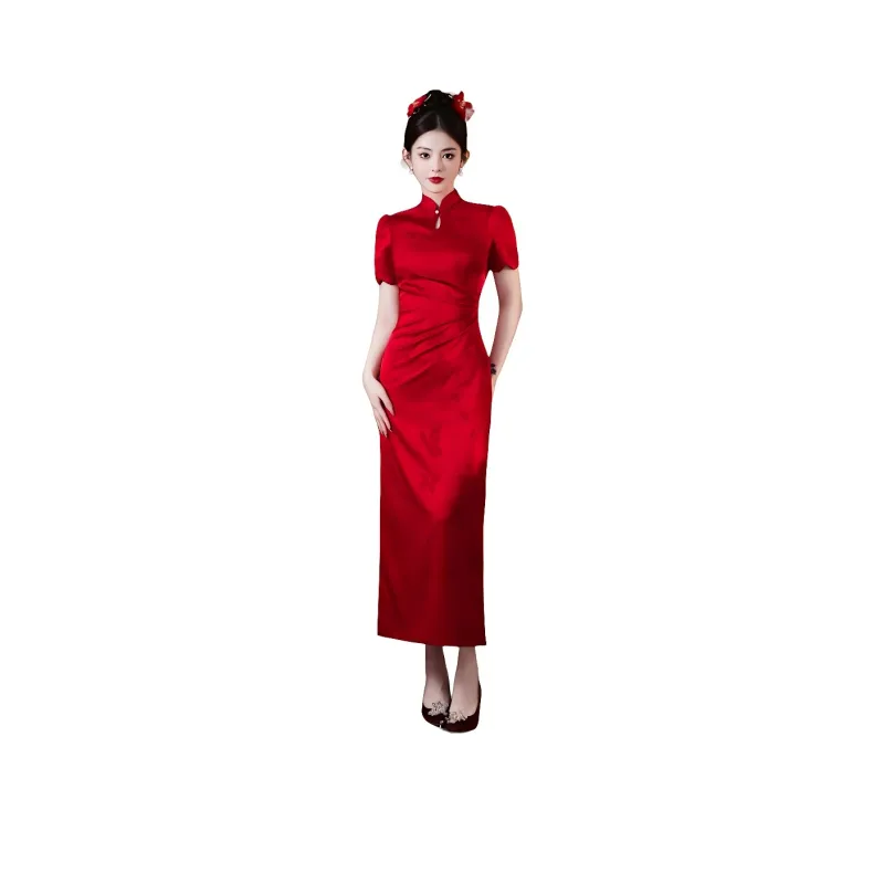 MDEHT Cheongsams Women's Red-0