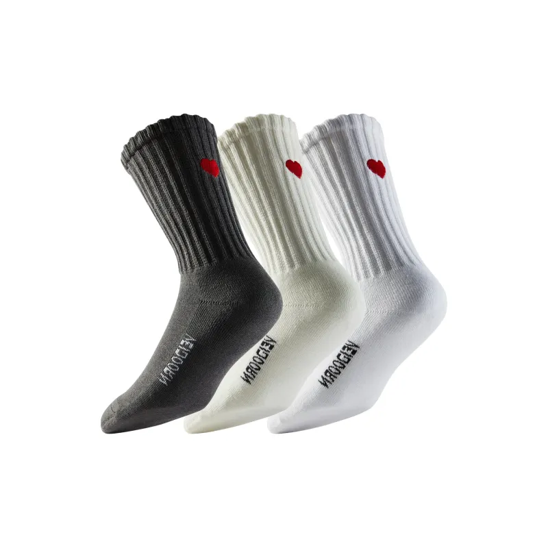 VEIDOORN Knee High Socks Unisex 3 Pack-5