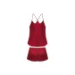 Back Smoothing Maroon[Camisole+Shorts]
