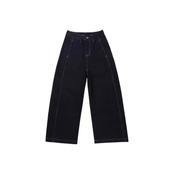 SNOOPY Jeans Women's Dark Blue