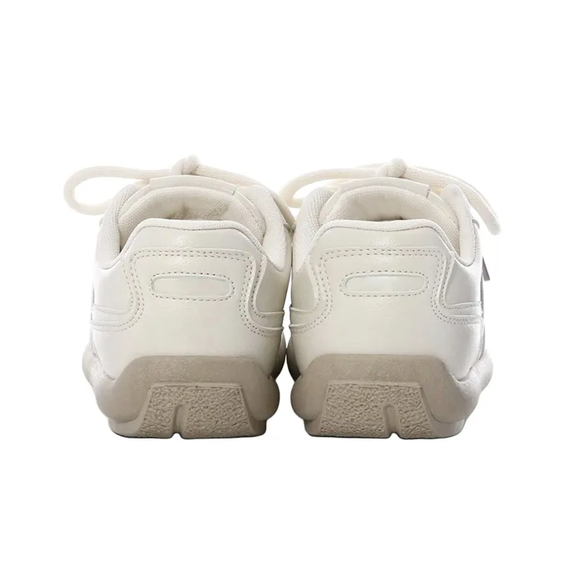 The New Age Family Low Top Skateboard Shoes Women's Beige-3