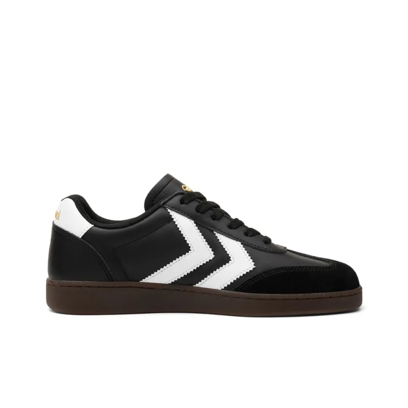 Hummel Low Top Skateboard Shoes Unisex Black White-1