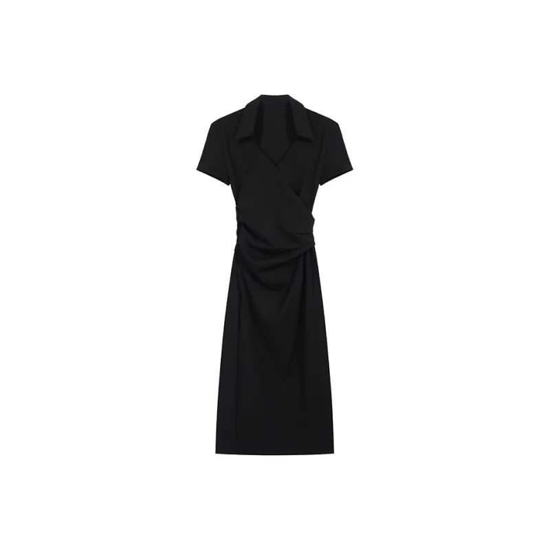 Ning Cai Yuer Short Sleeved Dress Women's-0