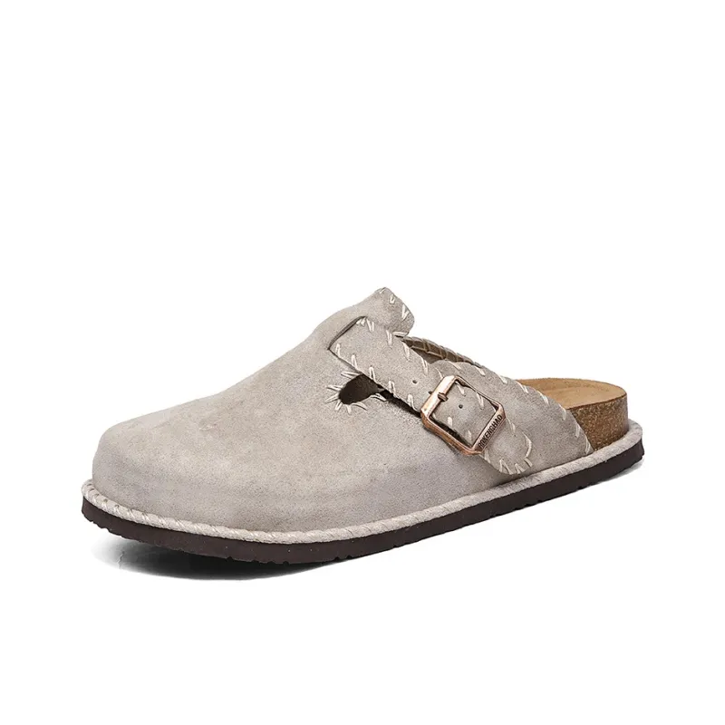 AMICNIEGD Slip Resistant Abrasion Resistant Closed Toe Slippers Unisex-7