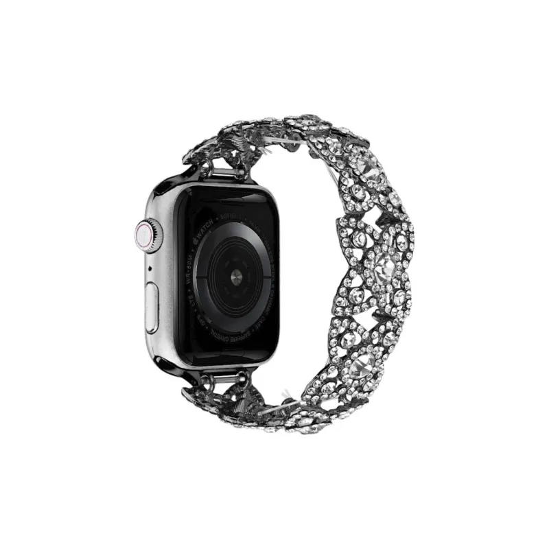 KVZUVUU Apple Compatibility Watch Band Metal-3
