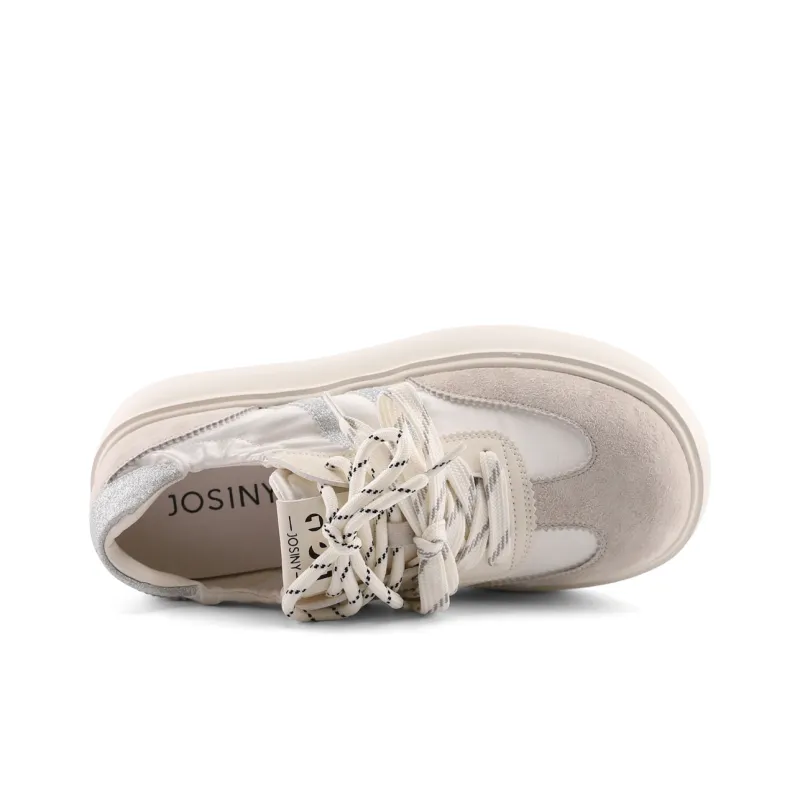 JOSINY Low Top Skateboard Shoes Women's Ecru-4