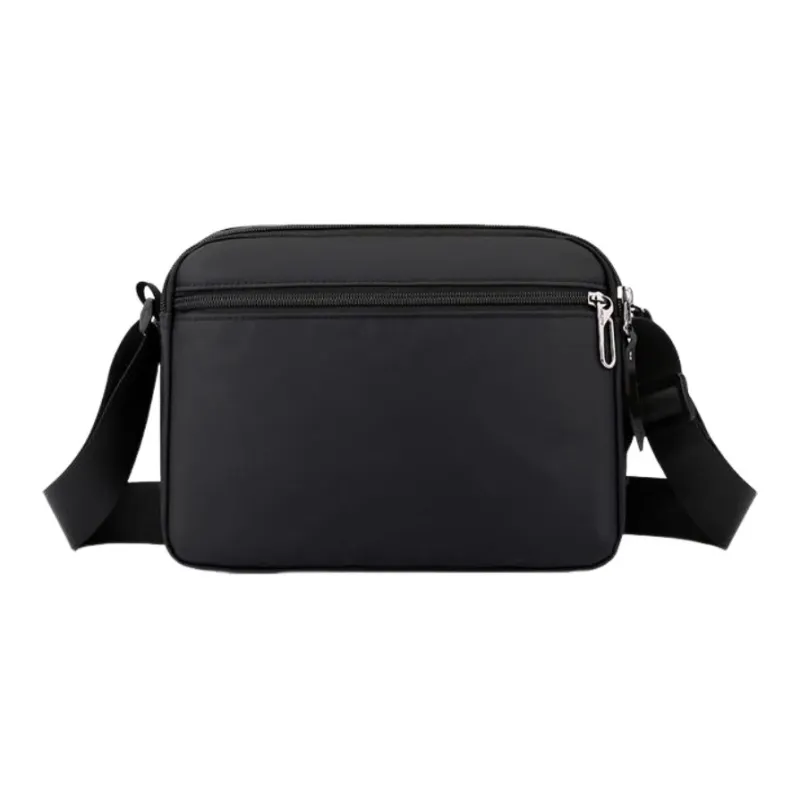 Jeep Oxford Messenger Bag, Shoulder Bag, Crossbody Bag Men's Black-1