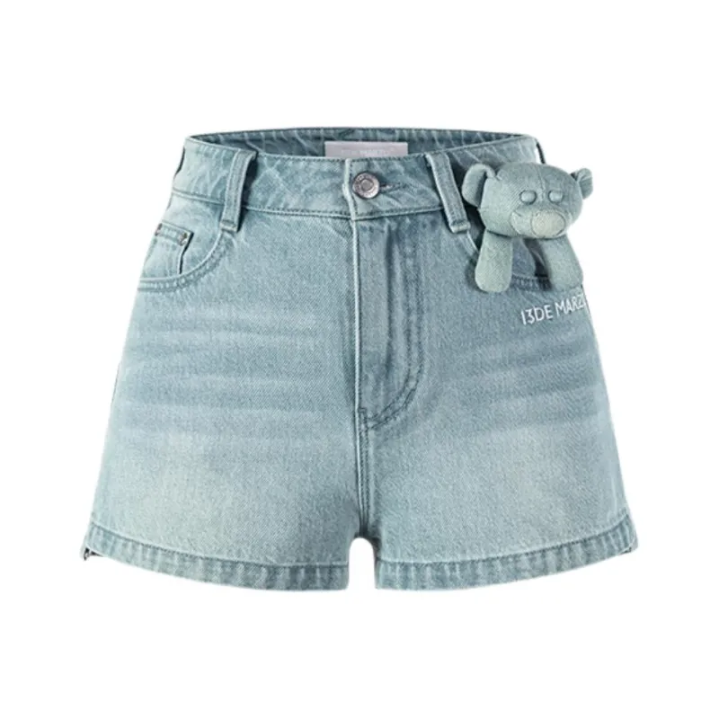 13 DEMARZO Denim Shorts Women's-0