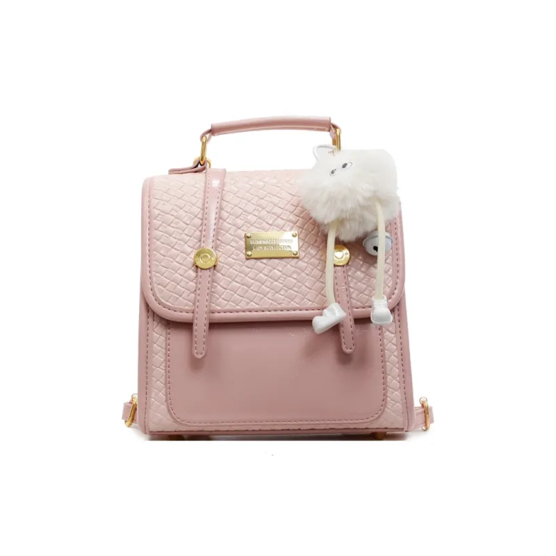 Morellybear PU Backpack Women's Multicolor-7