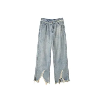 GOSO Jeans Women's Vintage Blue Ankle Length