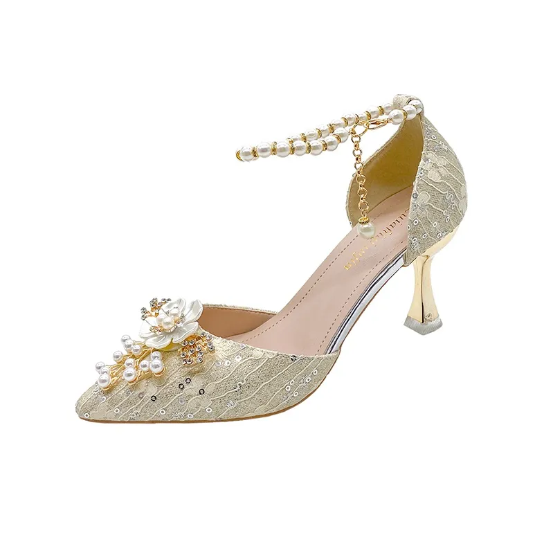 Dawei's House Slim Heel High Heels Women's-0