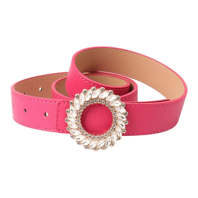 JEANSWEST PU Leather Belts Women's 2.8CM-28