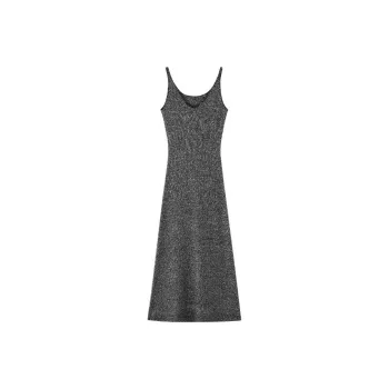 DOKZB Slip Dresses Women's Gray