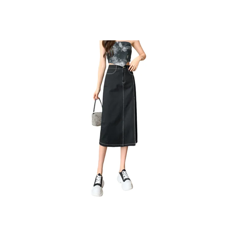 HTHK Casual Long Skirts Women's-0