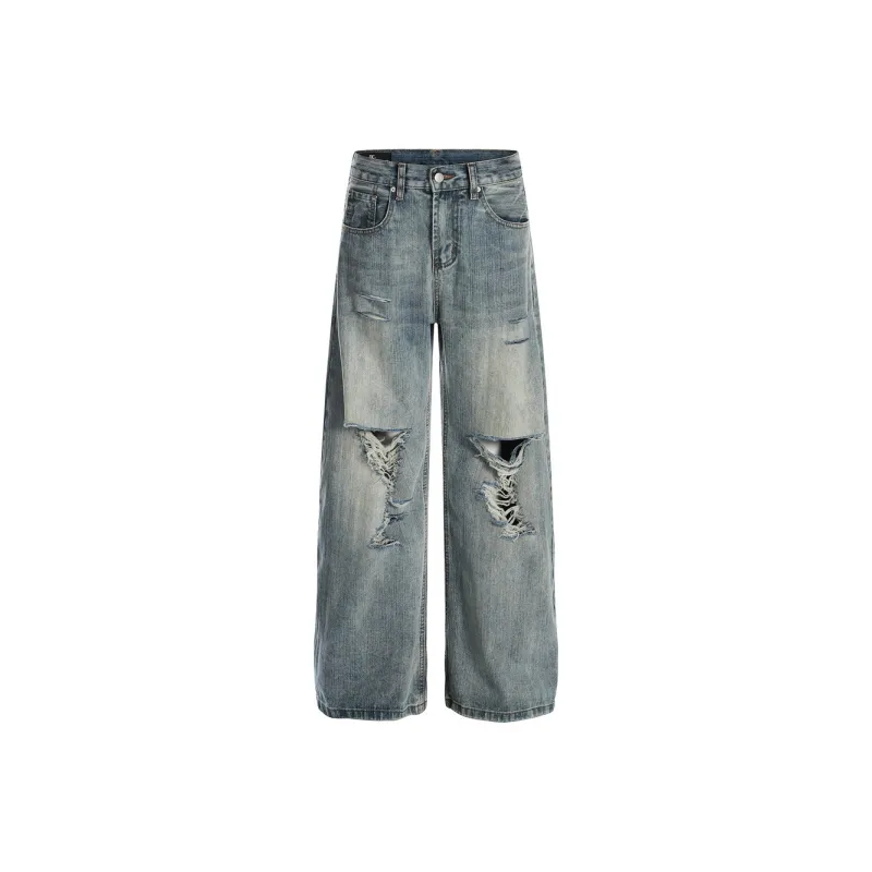 PAINT STAIN Jeans Unisex Blue-0