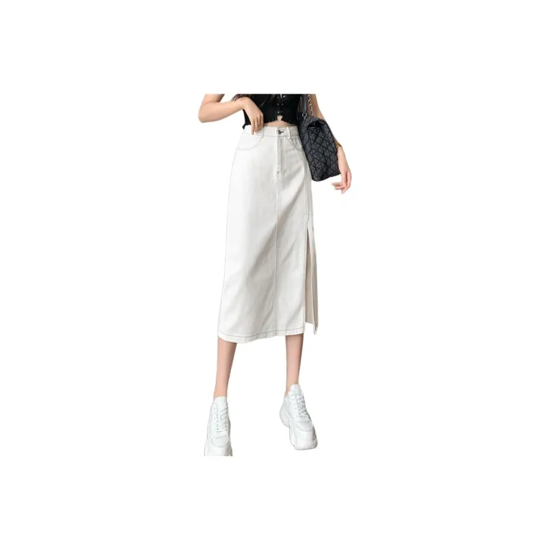 HTHK Casual Long Skirts Women's-5