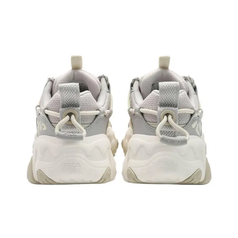 FILA FLUID 5 Anti Slip Wear Resistant Low Top Chunky Sneakers Women's Gray-3