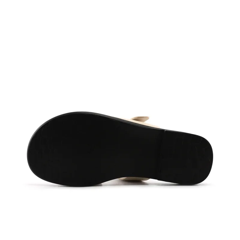 JOSINY Slide Slippers Women's Ecru-7
