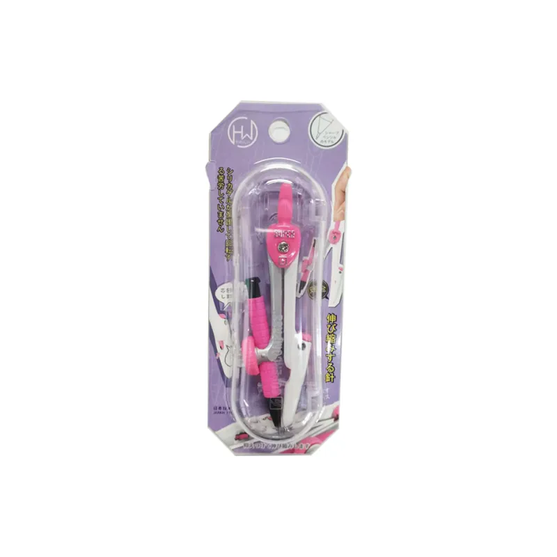 HAIWENZHIZAO Safety Multifunction Drawing Pin With Retractable Needle Compasses-2