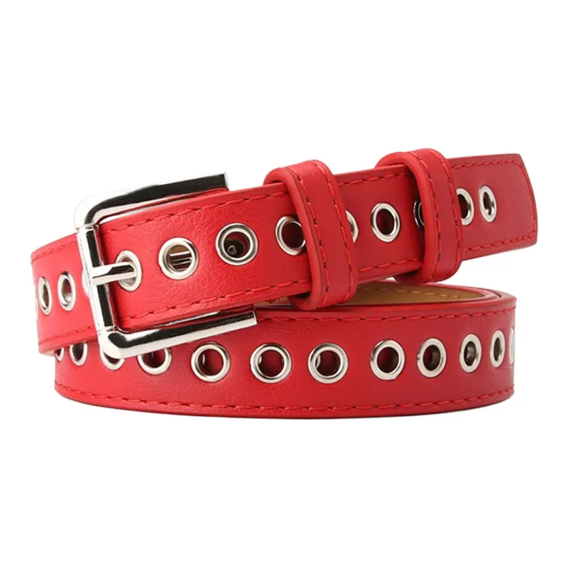 JEANSWEST PU Leather Belts Women's 2.3CM-6