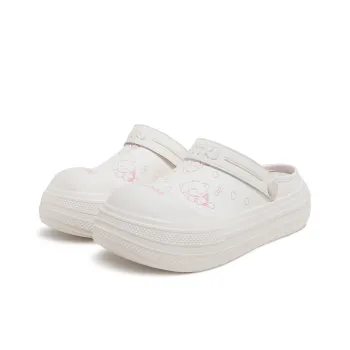TTKJ Quick Dry And Abrasion Resistant Closed Toe Slippers Women's White