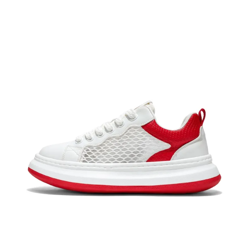 OUGLEMEN Wrapping, Wear Resistant And Non Slip Low Top Casual Shoes Men's Box-6