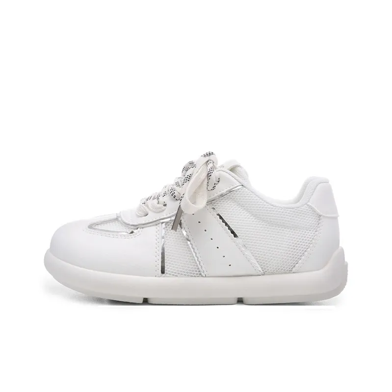 The New Age Family Slip Resistant, Abrasion Resistant, Lightweight Low Top Skateboard Shoes Women's White-0