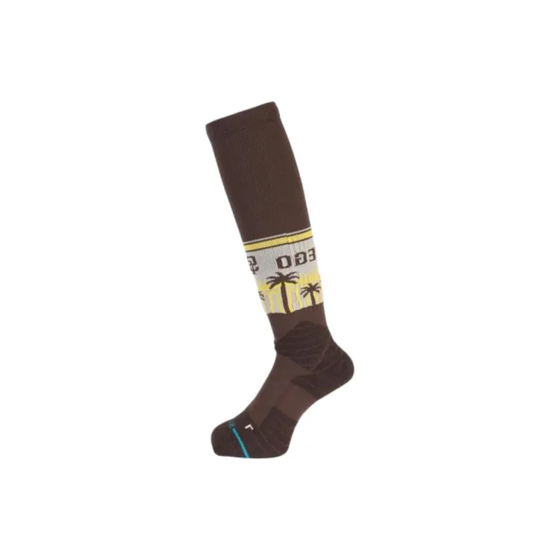Stance Knee High Socks Men's 1 Pack Brown-1