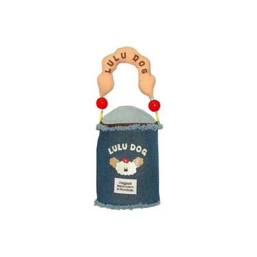 Gentle Welcome Upright Denim Makeup Bags Retractable Portable