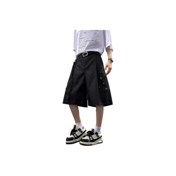 DJ.SPIRIT Denim Shorts Unisex Black