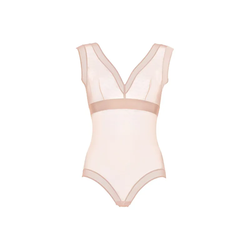 Eres Aérobic Semi-sheer Bodysuit-0