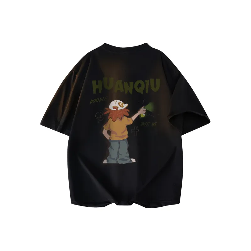 HUANQIU T Shirts Unisex-6