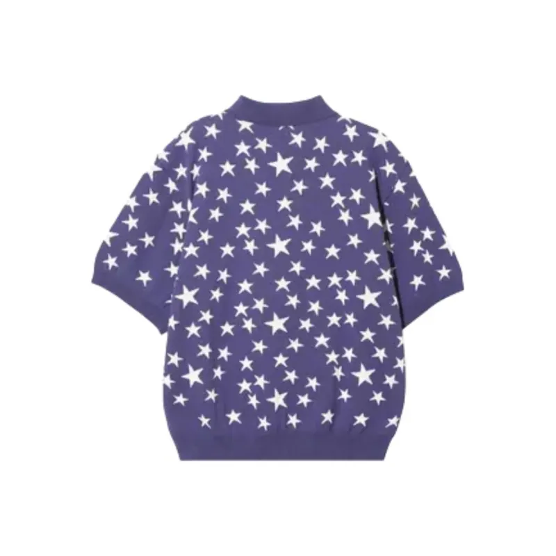 Needles Polo Shirt Men's Light Purple-1
